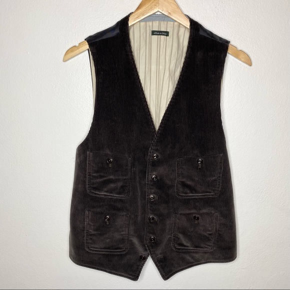 J. Crew Other - J. Crew Brown Button Front Corduroy Vest